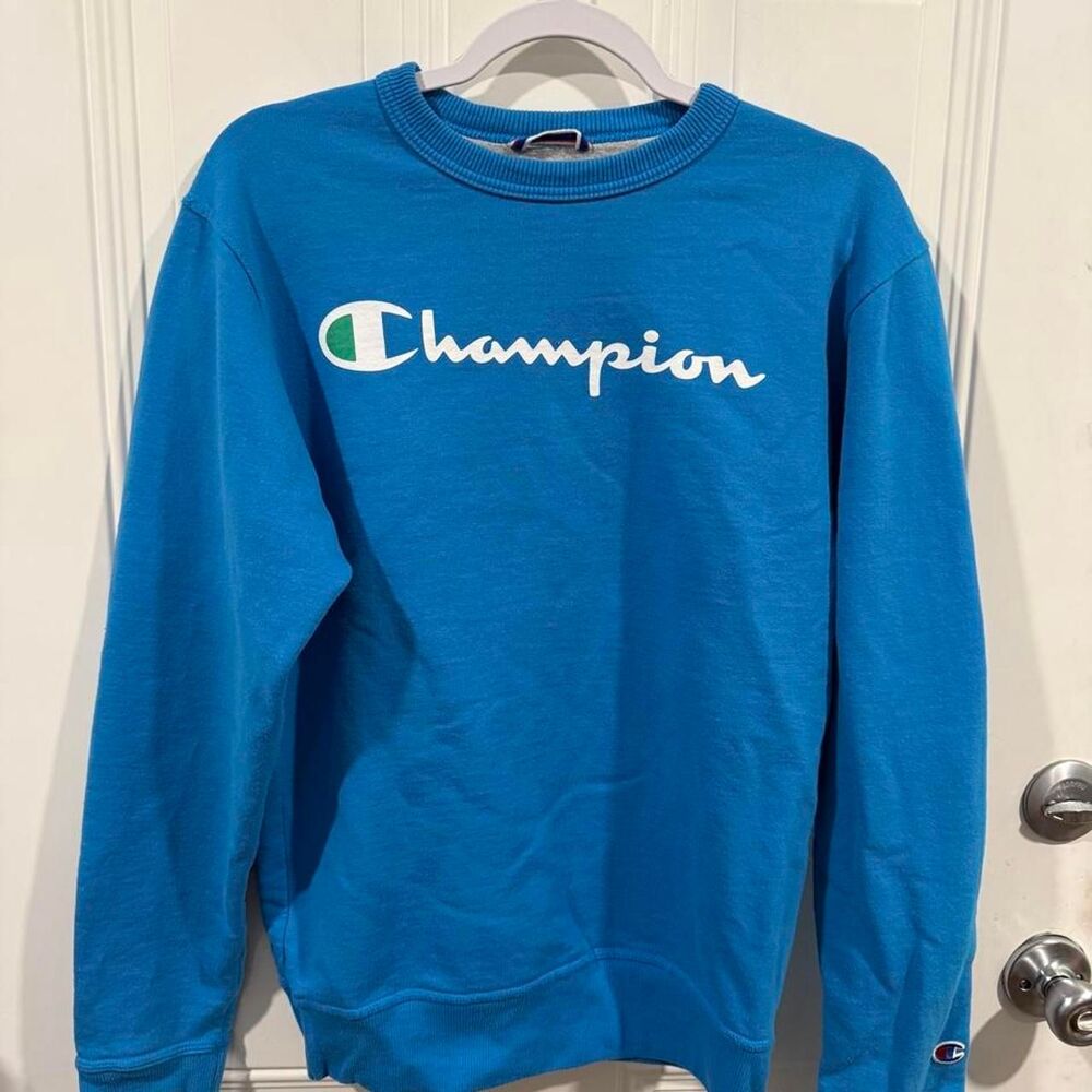 Champion Men's Blue Sweatshirt